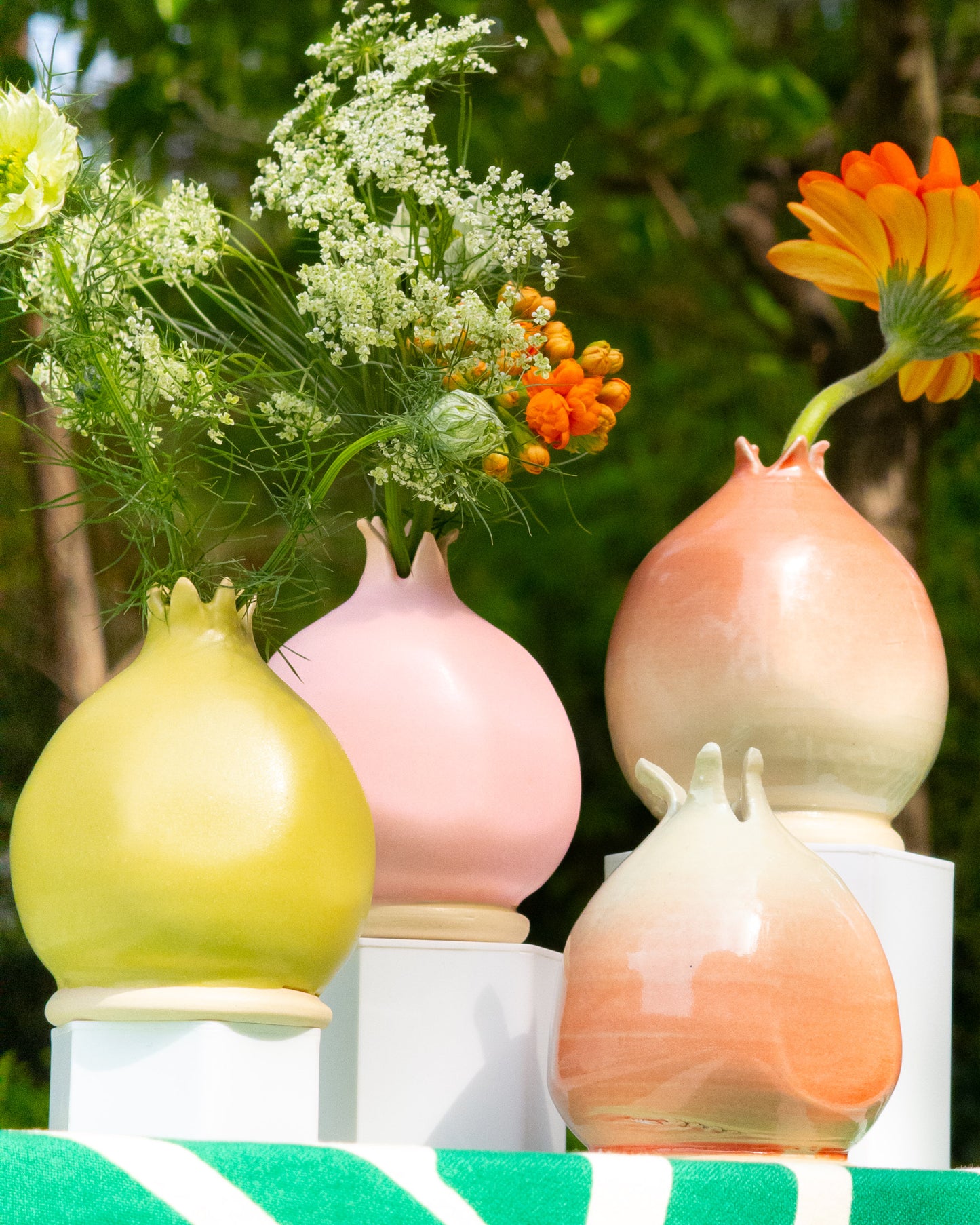 Pomegranate Bud Vase