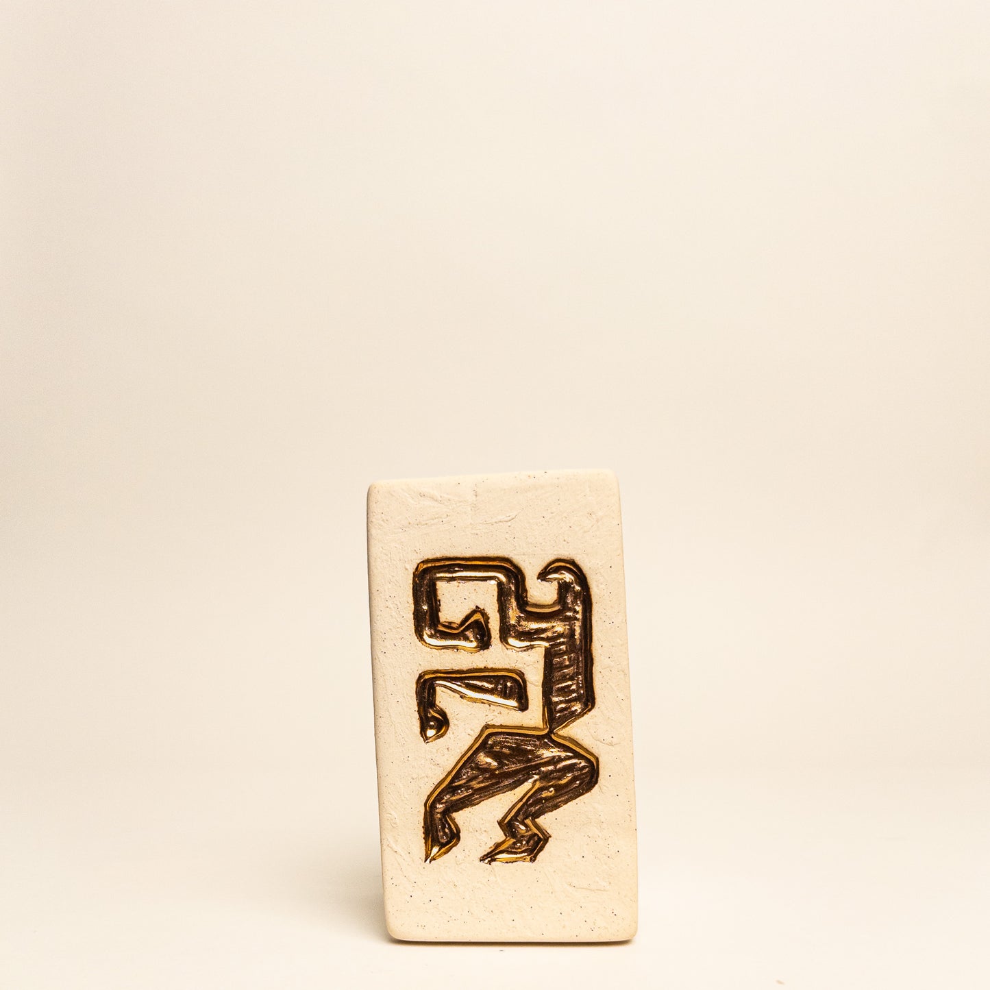 Untitled Tile (Gold Dancer)
